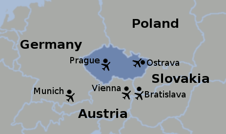 Czech borders